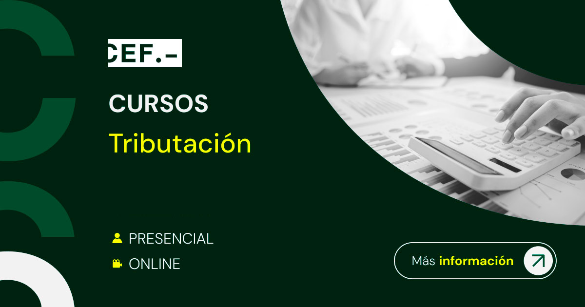 Banner Cursos CEF.- Tributación