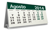 Calendario del contribuyente: Agosto 2014