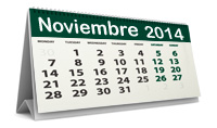 Calendario del contribuyente: Noviembre 2014