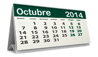 Calendario del contribuyente: Octubre 2014