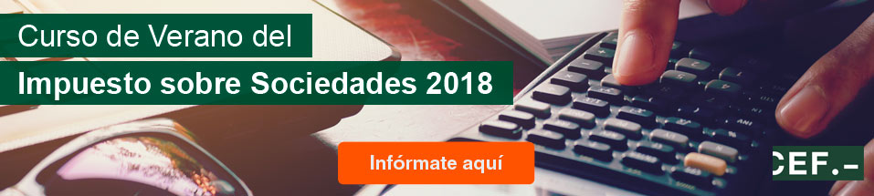  Curso de Verano del Impuesto sobre Sociedades 2018