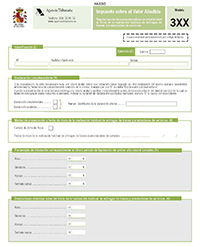 Proyecto de Orden de aprobación de la declaración informativa correspondiente al modelo 3XX