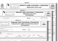 Proyecto de orden de aprobación de nuevos modelos del ISD: 650, 651 y 655