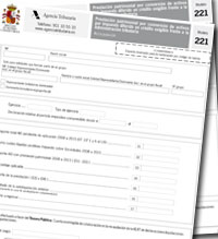 Proyecto de Orden de aprobación modelo 221 “Prestación patrimonial por conversión de activos por impuesto diferido en crédito exigible frente a la Administración tributaria”