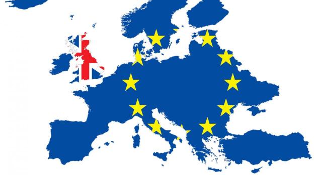 Mapa de la Unión Europea. Brexit tratamiento fiscal