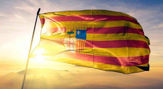 Impuestos cedidos covid19. Bandera de Aragón