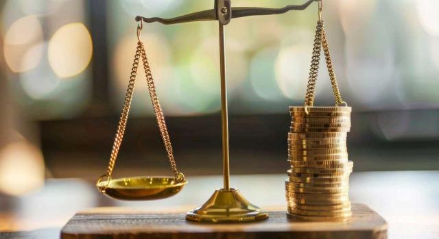 La consulta tributaria V5005-26, de 1 de junio de 2026, de la DGT, analiza si una sociedad dedicada a la actividad inmobiliaria puede compensar las bases imponibles negativas generadas en ejercicios anteriores con los beneficios que obtenga en el futuro mediante una nueva actividad de comercio de bisutería y joyería La ampliación del objeto social de una entidad y la incorporación de una nueva actividad no es impedimento para compensar las bases imponibles negativas de la anterior actividad con las rentas de la futura. Imagen de una balanza dorada en la que en un platillo está vacío y en el otro un montoncito de monedas