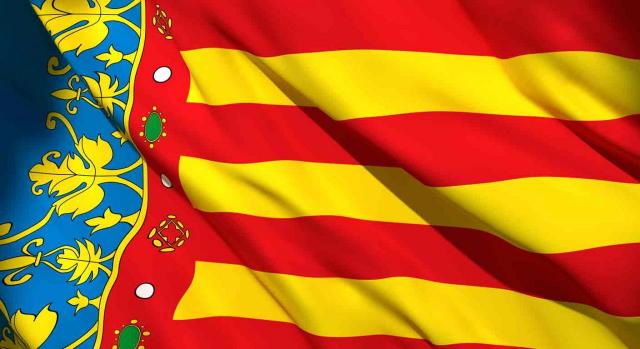 Valencia medidas fiscales 2023. Bandera de la Comunidad Valenciana