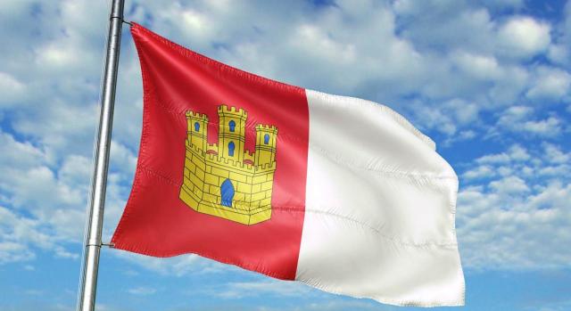 Pocas novedades en los presupuestos de Castilla-La Mancha. Imagen de la bandera de la Comunidad Autónoma de Castilla-La Mancha