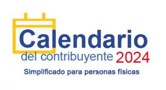 Calendario del contribuyente simplificado para personas físicas. Imagen del logo del Calendario del contribuyente 2024
