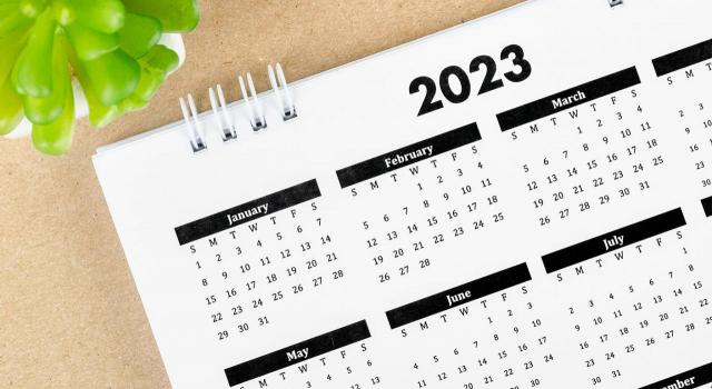 Publicado para 2023 el calendario de días inhábiles en el ámbito de la Administración General del Estado. imagen del calendario de 2023