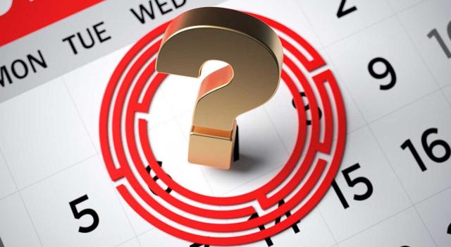 IP: bienes heredados en enero, pero el causante falleció en diciembre ¿Cuándo se han de declarar en IP unos bienes heredados de una persona que ha fallecido en diciembre, pero cuya escritura de aceptación se ha producido en enero? Imagen de un calendario en el que hay un interrogante en una fecha concreta