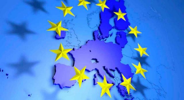IVA compras línea IVA compras línea. Imagen de la bandera de europa