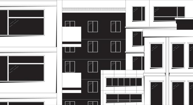 Está sujeto a AJD la constitución de la propiedad horizontal tumbada Está sujeto a AJD la constitución de la propiedad horizontal tumbada. Imagen de edificio antiguo en blanco y negro