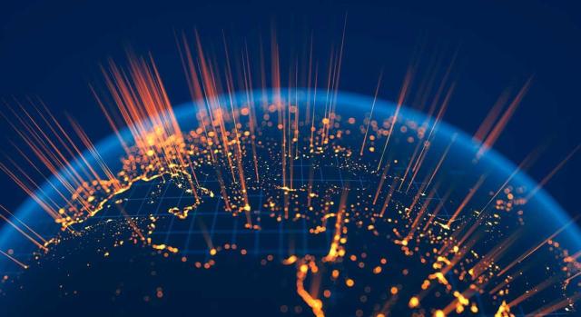 IRPF Régimen trabajadores desplazados: tener participaciones en entidad extranjera Se puede seguir aplicando el régimen especial de trabajadores desplazados si se tiene participaciones en una entidad extranjera que tributa en dicho país en régimen de atribución de rentas. Imagen del mapa de Europa sobre una media esfera iluminada