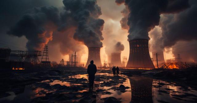 Se vuelven a prorrogar, adaptar y retirar de forma gradual las medidas fiscales en materia energética adoptadas como respuesta a la crisis en Oriente Medio. Imagen de una fábrica hechando gases durante la noche
