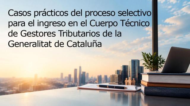 Casos prácticos del proceso selectivo para el ingreso en el Cuerpo Técnico de Gestores Tributarios de la Generalitat de Cataluña Casos prácticos del proceso selectivo para el ingreso en el Cuerpo Técnico de Gestores Tributarios de la Generalitat de Cataluña