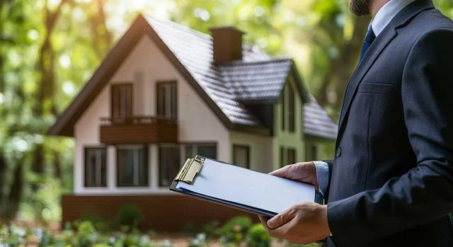 Se exige la visita personal del perito en la comprobación de valores y se rechaza que los datos catastrales y Google Maps puedan sustituir, por sí solos, la inspección del inmueble. Imagen de un hombre mirando una casa para su venta