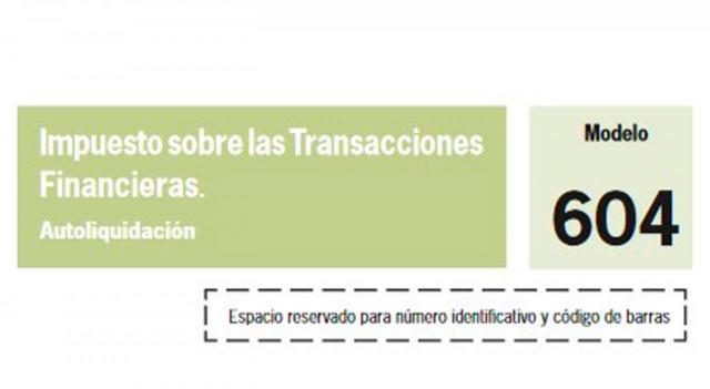 ITF modelo 604. Imagen del anexo del modelo 604