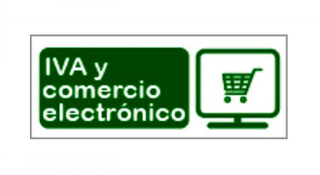 IVA comercio electrónico. Logotipo IVA y comercio electrónico