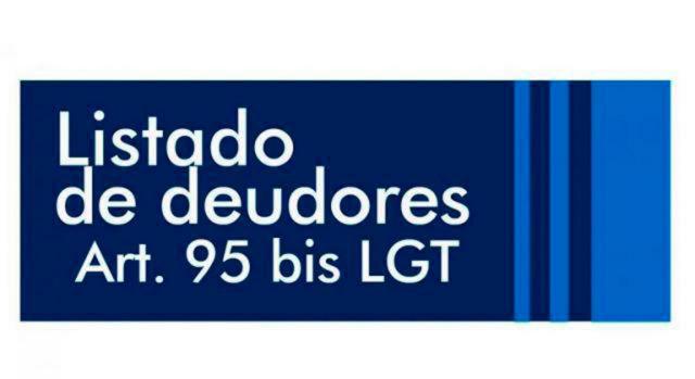 La AEAT ha publicado el listado de deudores a la Hacienda Pública. Imagen del logo del listado de deudores