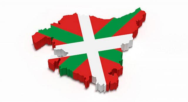 Novedades tributarias en los territorios históricos del País Vasco para 2021. Mapa del País Vasco sobre fondo blanco