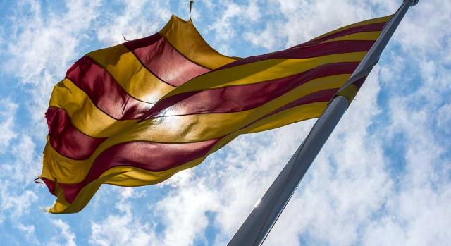 medidas fiscales cataluña. Imagen de la bandera de cataluña