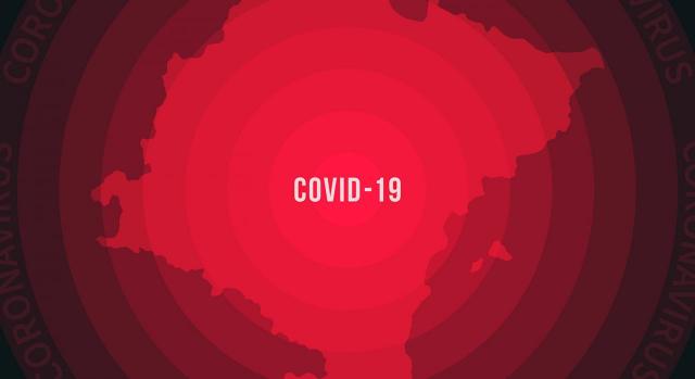Medidas tributarias, COVID-19, Navarra. Imagen del mapa navarro con la extensión de COVID-19