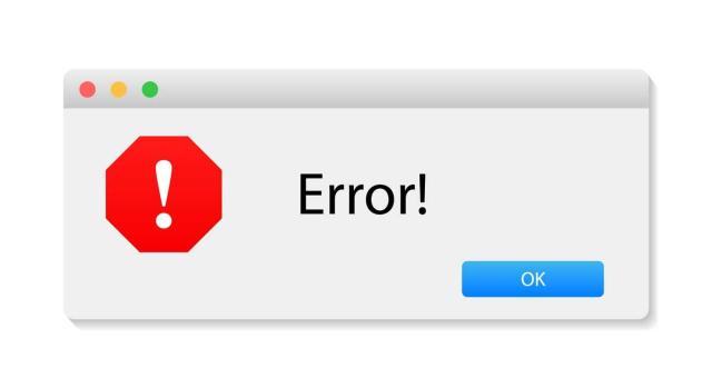 El TS afirma que corresponde a las Administraciones Públicas utilizar sistemas de comunicación entre ellas que ofrezcan certeza a la fecha de recepción de los acuerdos de los Tribunales económico-administrativos. Imagen de mensaje error de un ordenador