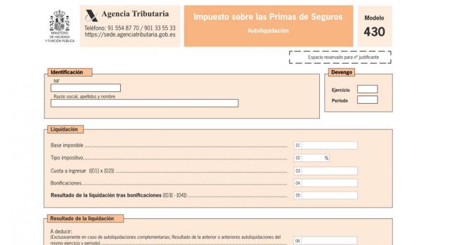 Cambios en el modelo 430 y en varias declaraciones informativas. Imagen del modelo 430