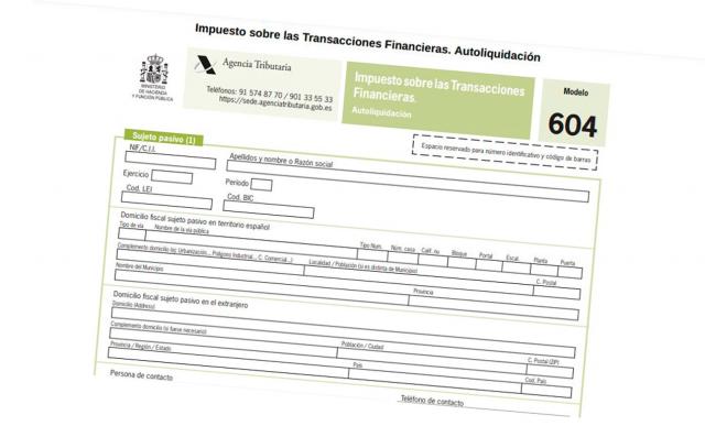 ITF: cambios en la entrada en vigor y aplicabilidad del Modelo 604. Imagen del Modelo 604