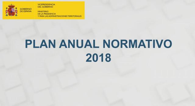 Plan anual normativo 2018
