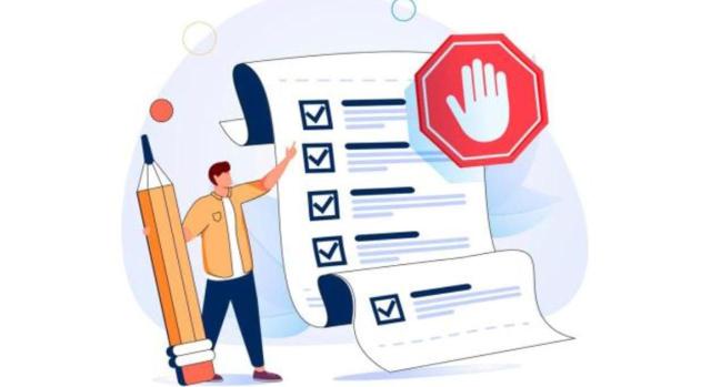 Alcance de la potestad de calificación cuando no existe simulación y consecuencias en el ámbito sancionador El TS debe determinar el alcance de la potestad de calificación prevista en el art. 13 LGT cuando no existe simulación y consecuencias en el ámbito sancionador de la alteración de dicho título jurídico en sede jurisdiccional. Imagen de unos dibujos observando una factura con la mano en alto