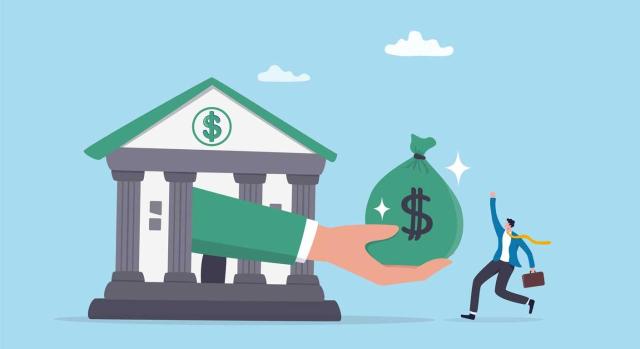 Exención en el IVA de las actividades de un intermediario que busca y capta clientes para ofrecerles contratos de crédito inmobiliario Está exenta del IVA las actividades de un intermediario que busca y capta clientes para ofrecerles contratos de crédito inmobiliario y que es retribuido en función del importe de los contratos de crédito celebrados gracias a su intermediación. Imagen del dibujo de un banco en el que sale de él una saca de dinero en una mano y se la ofrece a un hombre