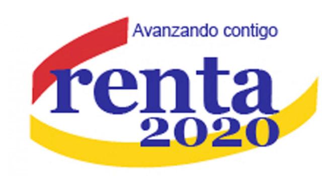 Portal de Campaña de Renta 2020. Imagen del logo de la renta 2020