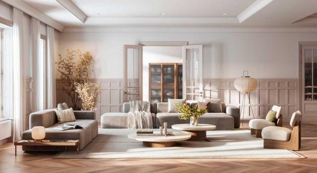 La AEAT debe acreditar el uso exclusivo como vivienda para negar la deducción del IVA soportado si la arrendadora es una persona jurídica. Vista de salón en una vivienda