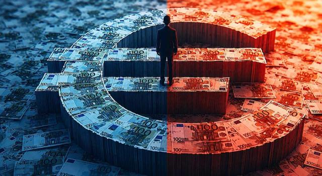 Exención art. 21 LIS: parte fija y contingente en el precio establecido en la transmisión de unas participaciones La parte contingente del precio derivado de la transmisión de participaciones también puede acogerse a la exención del art. 21 LIS como la parte fija, aunque se devengue en un ejercicio posterior. Imagen de una persona subido al símbolo del euro hecho de billetes de 100 euros