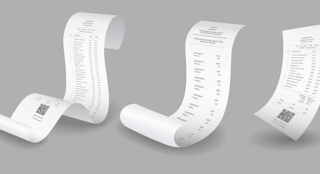 Deducción del IVA de adquisiciones intracomunitarias de bienes en un período posterior cuando no fue posible antes por falta de facturas. Imagen de tres tickets de la compra