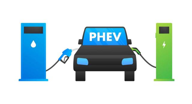 Actualización de los precios medios de venta de vehículos y embarcaciones para 2026 aplicables en la gestión del ITP y AJD, ISD e IE DMT, incluyendo de forma separada los modelos híbridos enchufables y motores eléctricos marinos. Imagen del dibujo de un coche eléctrico híbrido cargando